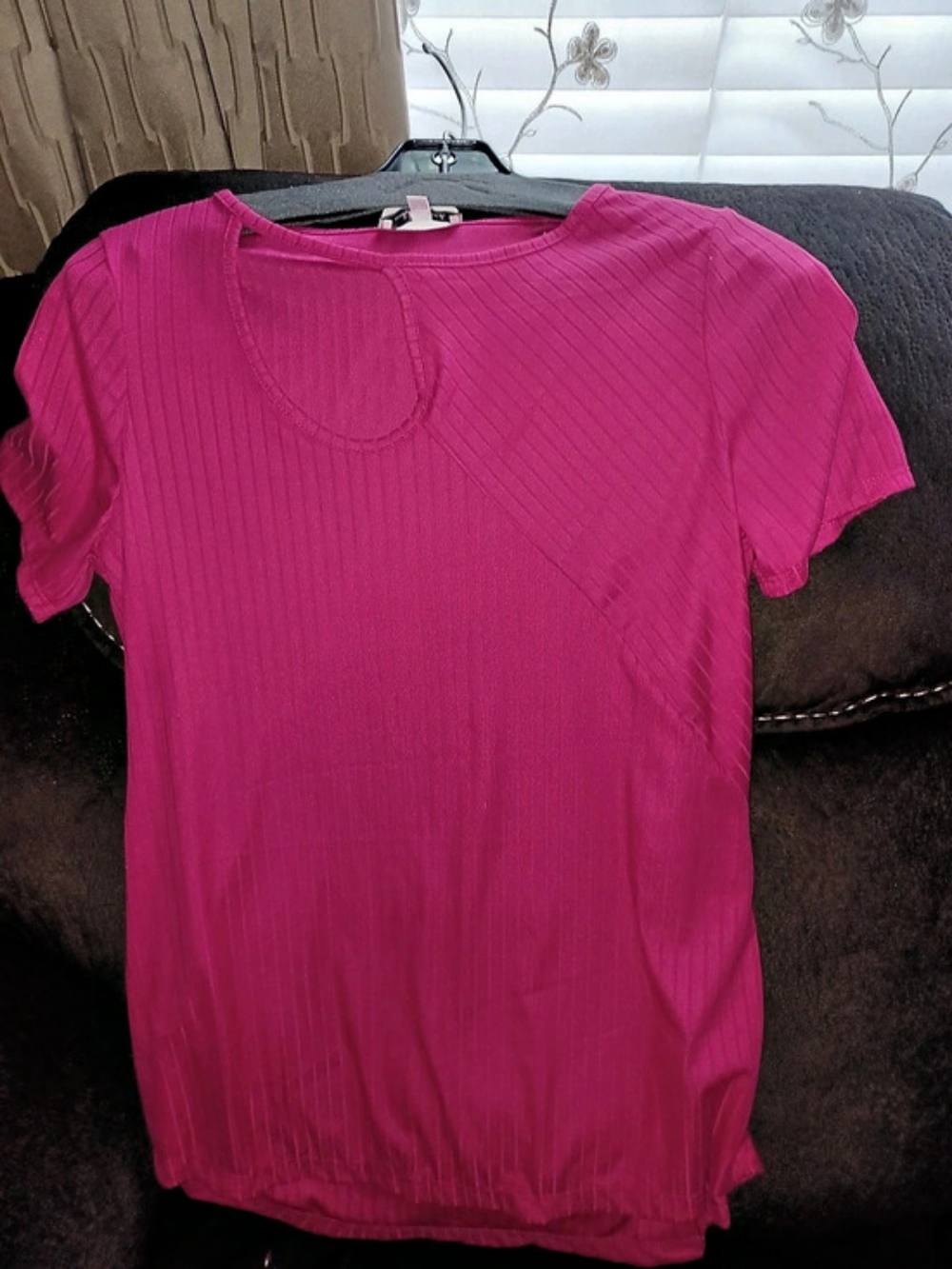 Sew In Love Short Sleeve Top in Pink